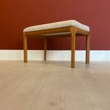 Danish ottoman in oak by Kai Kristiansen