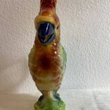Antique earthenware pitcher Saint-Clément – Parrot model