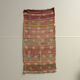 Dotty vintage moroccan boujad rug original pink pastel toned berber