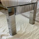 Vintage glass coffee table