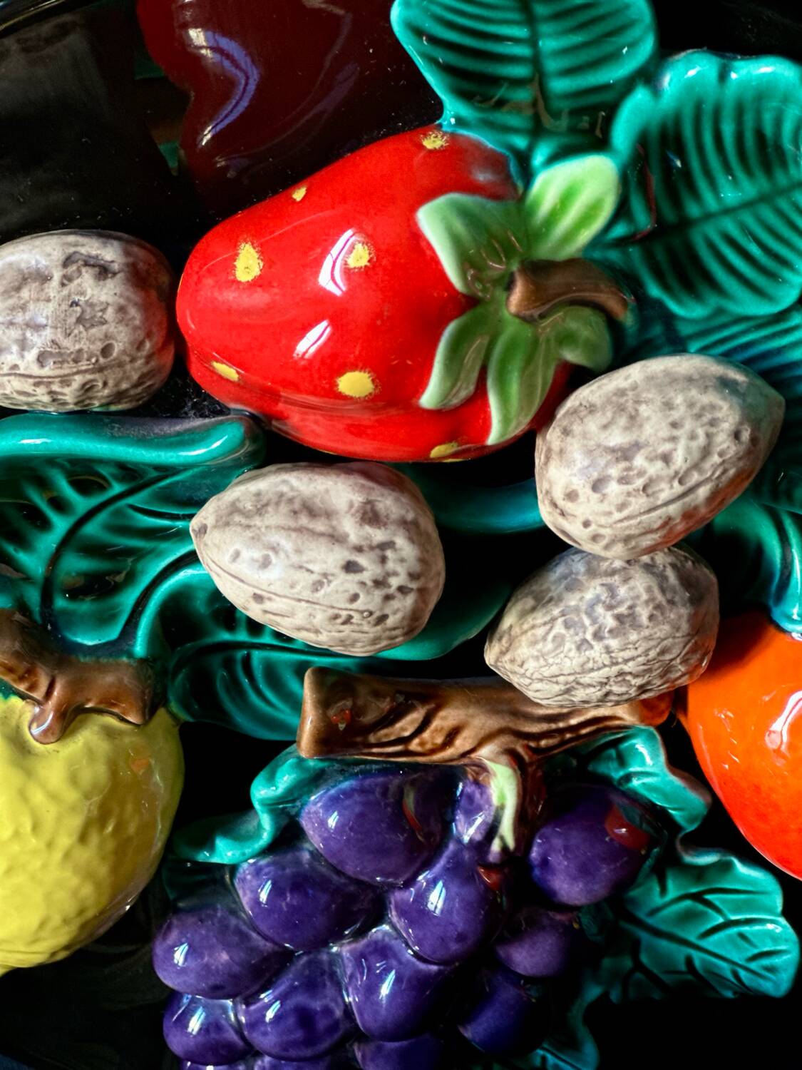 Vallauris barbotine plate Albert Ferlay