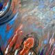 Huile sur toile, le Saut dans la foi, Andrew Vicari 