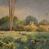 Paysage signé Armando Bezzi années 1920