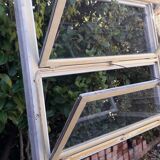 Wooden canopy 3 windows with bellows and abbatant