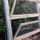 Wooden canopy 3 windows with bellows and abbatant