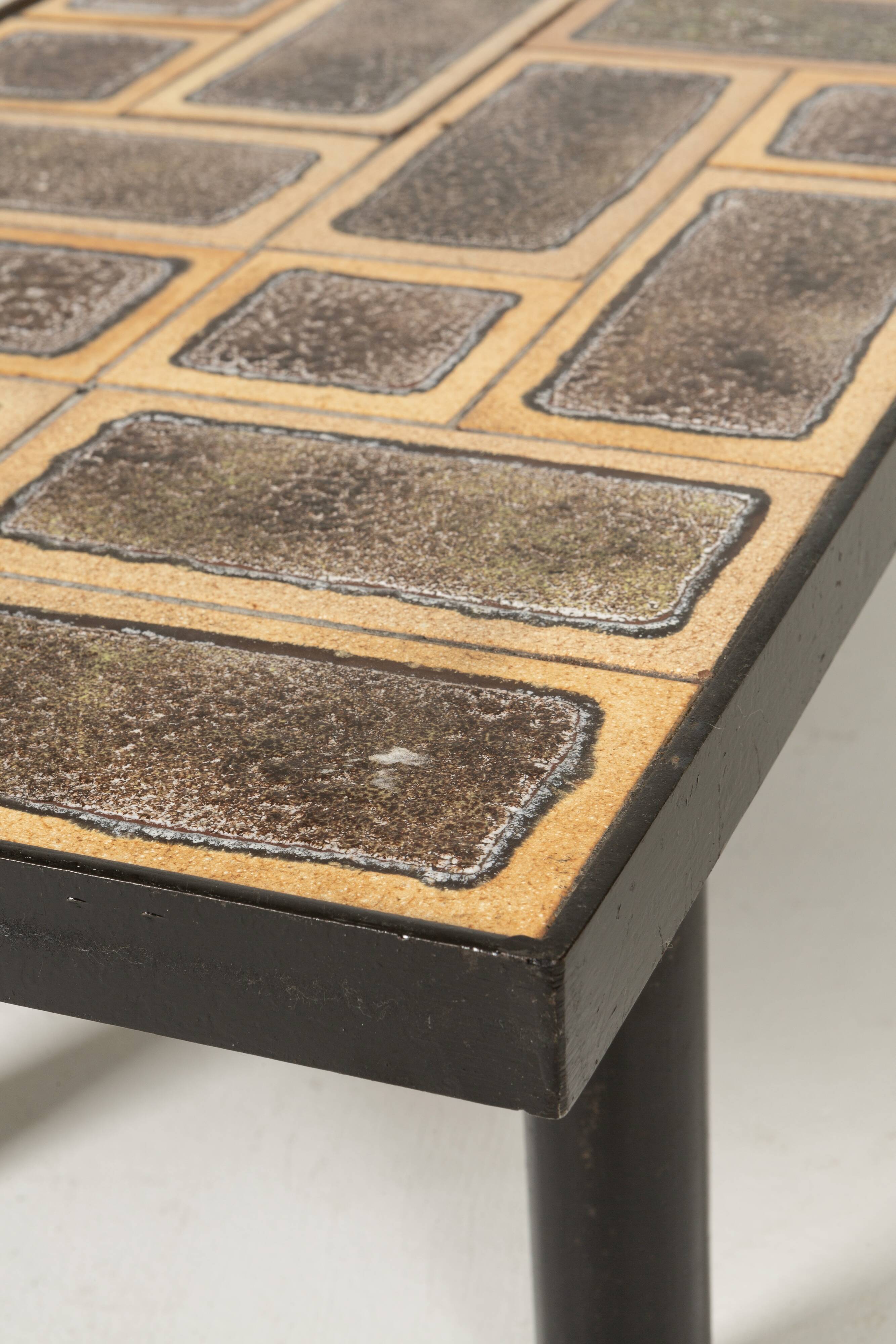Table basse céramique vintage