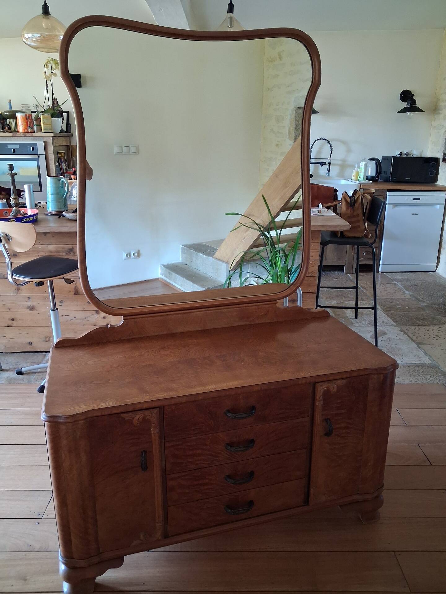 Art Deco mirrored dressing table