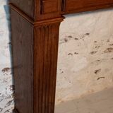 Oak mantelpiece