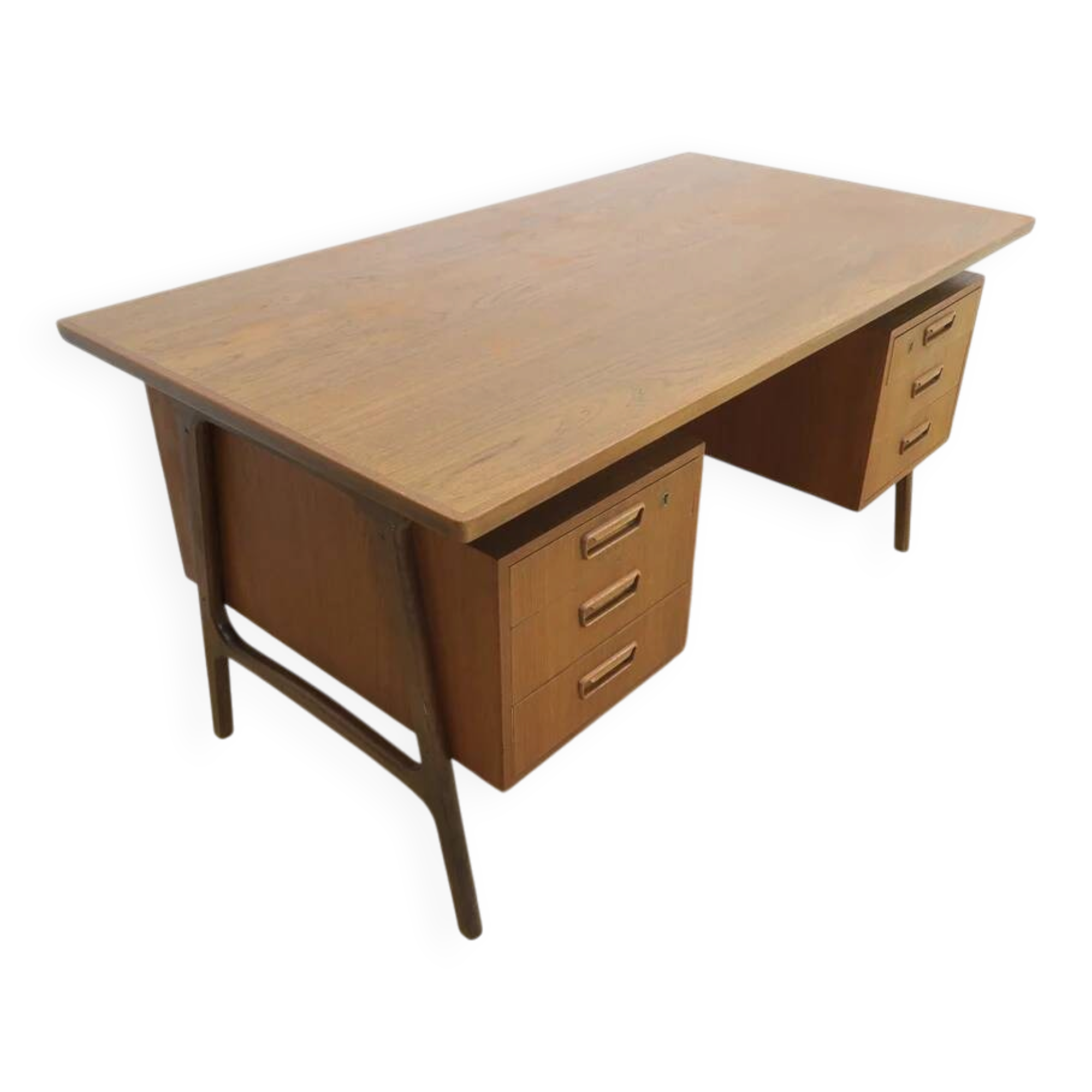 Teak desk with drawers, Denmark 1960