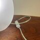 Frosted glass table lamp from the 90s, habitat