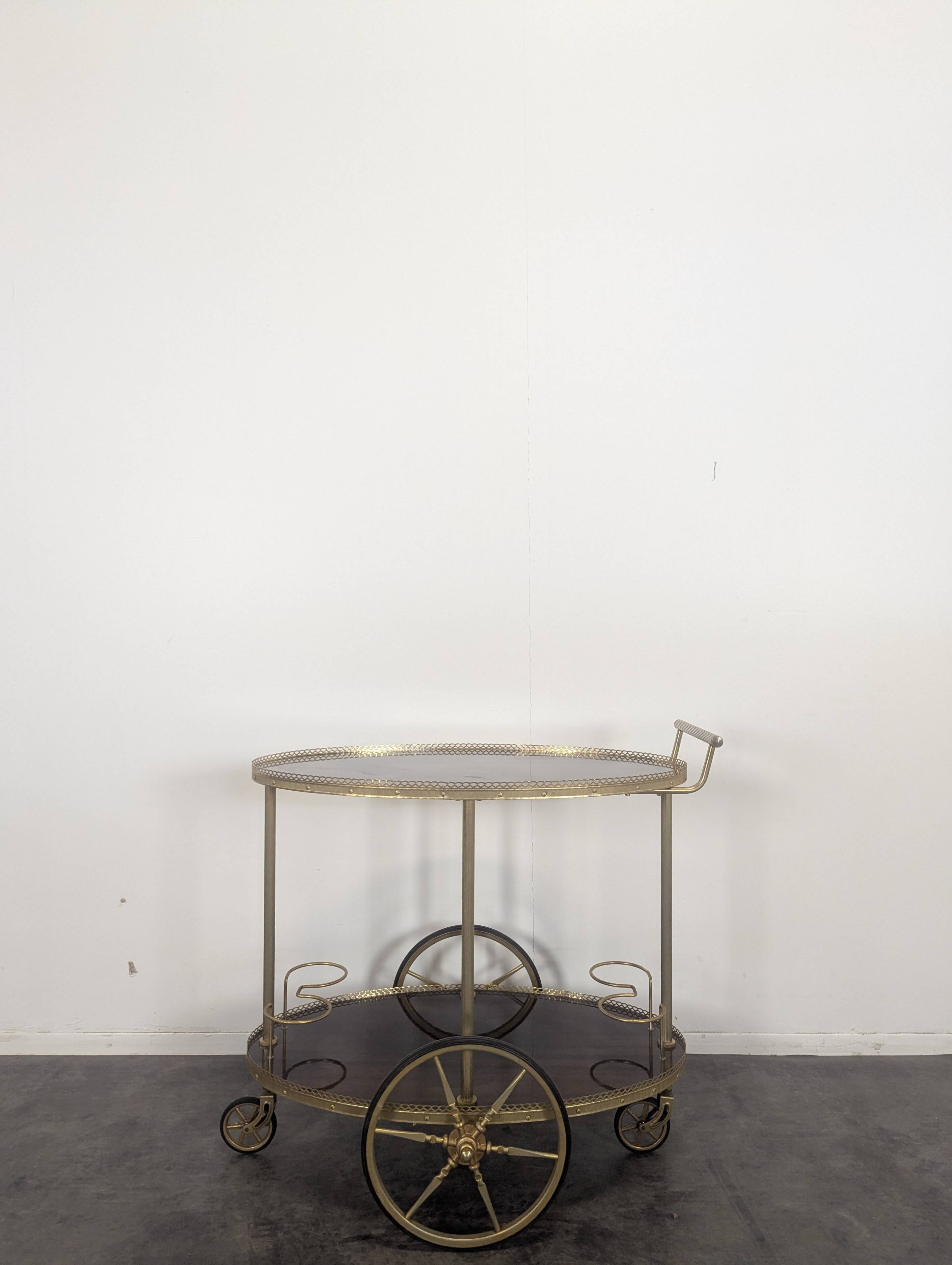 Vintage serving trolley or rolling table