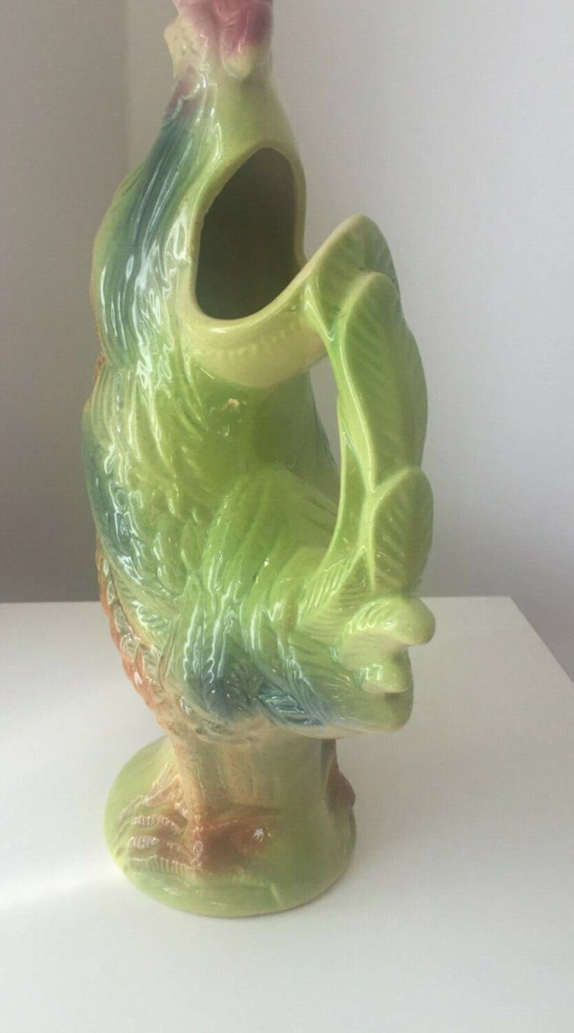 Pichet, cruche ancien coq Caillard Saint Clément