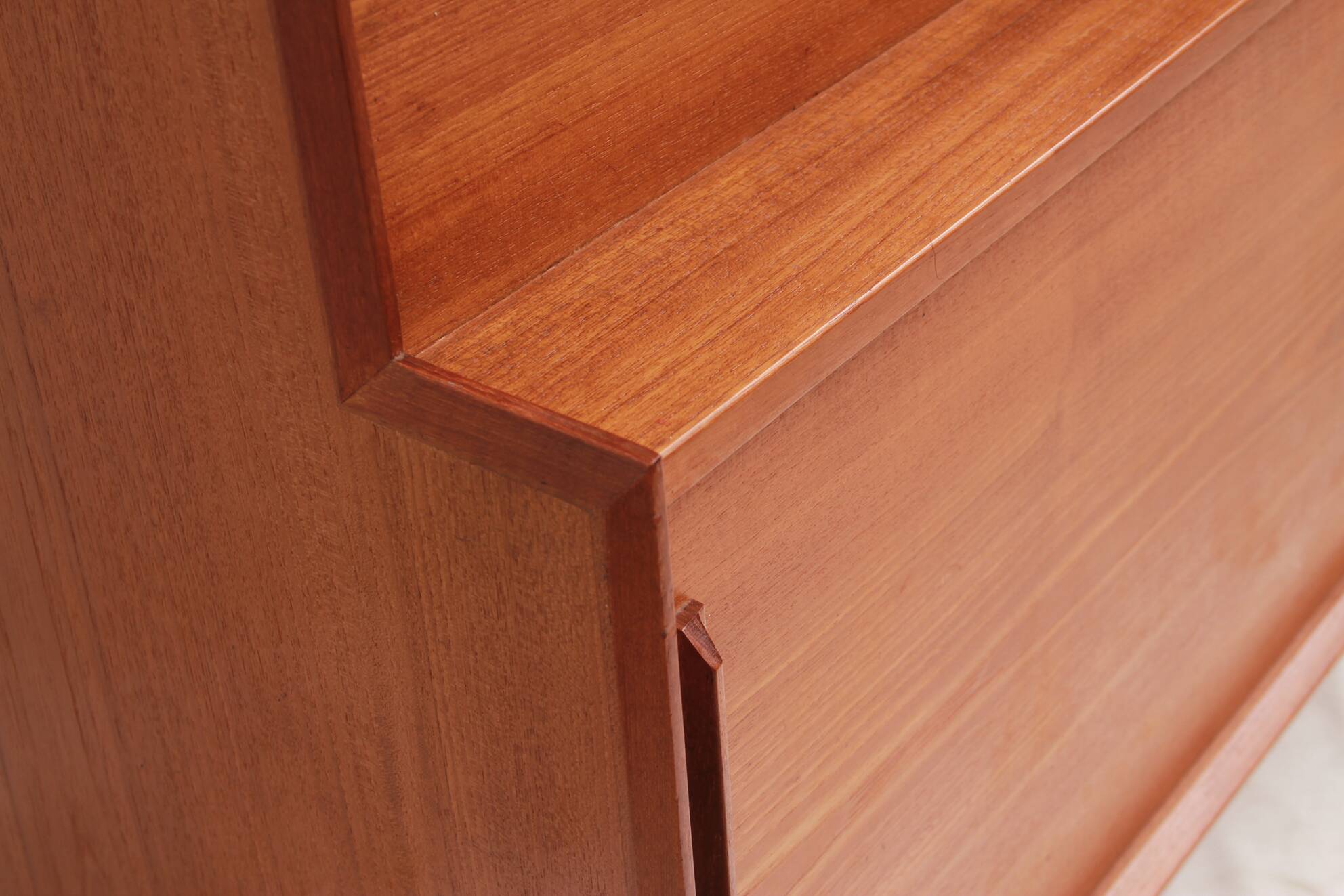 1960s sideboard - secretary combination in teak