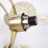 H. Tynell style amber globe chandelier