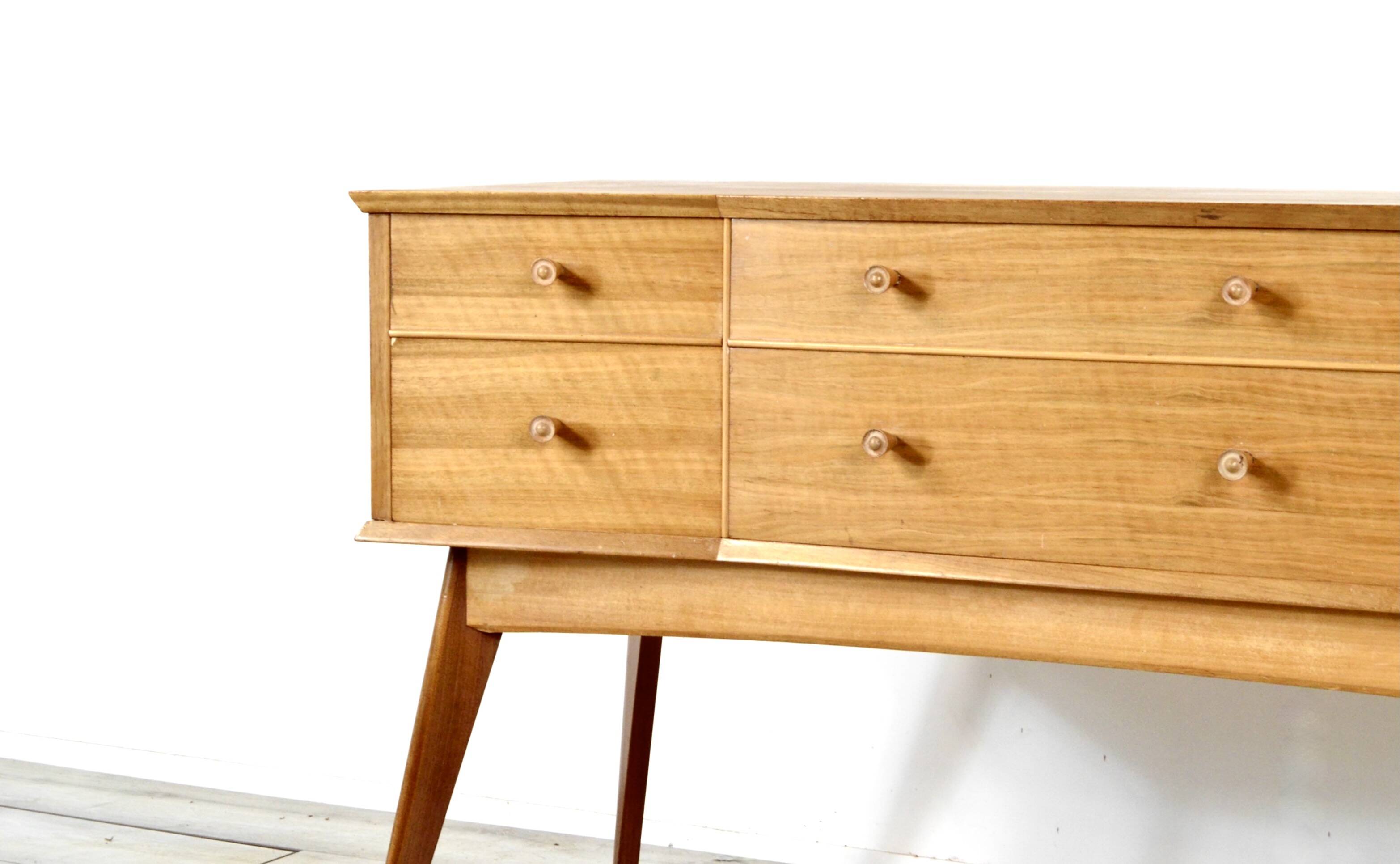 Walnut sideboard by alfred cox of great britain