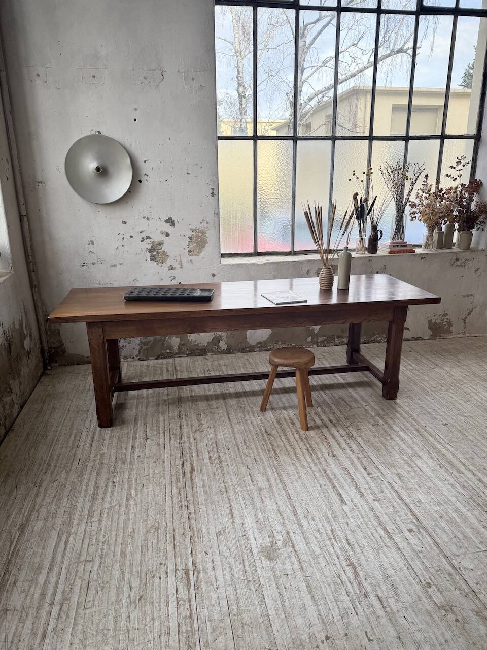 Table de ferme XL en chêne massif