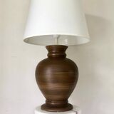 Terracotta foot lamp