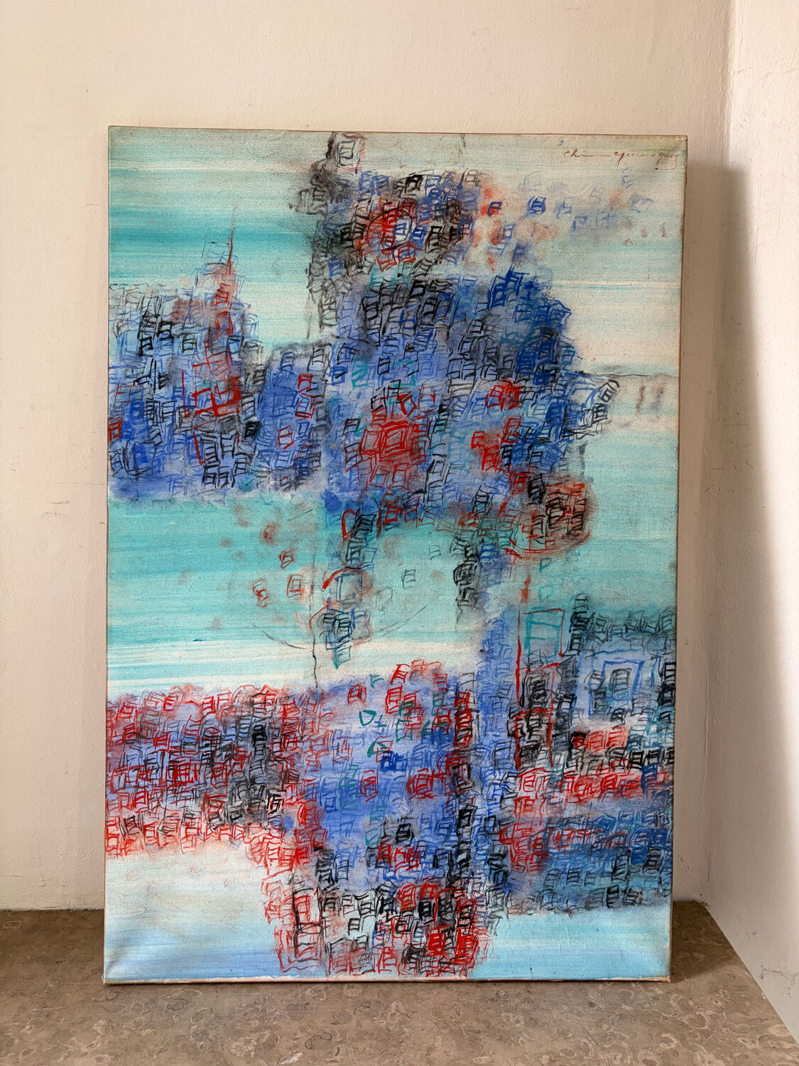 Abstract composition of the 20th century