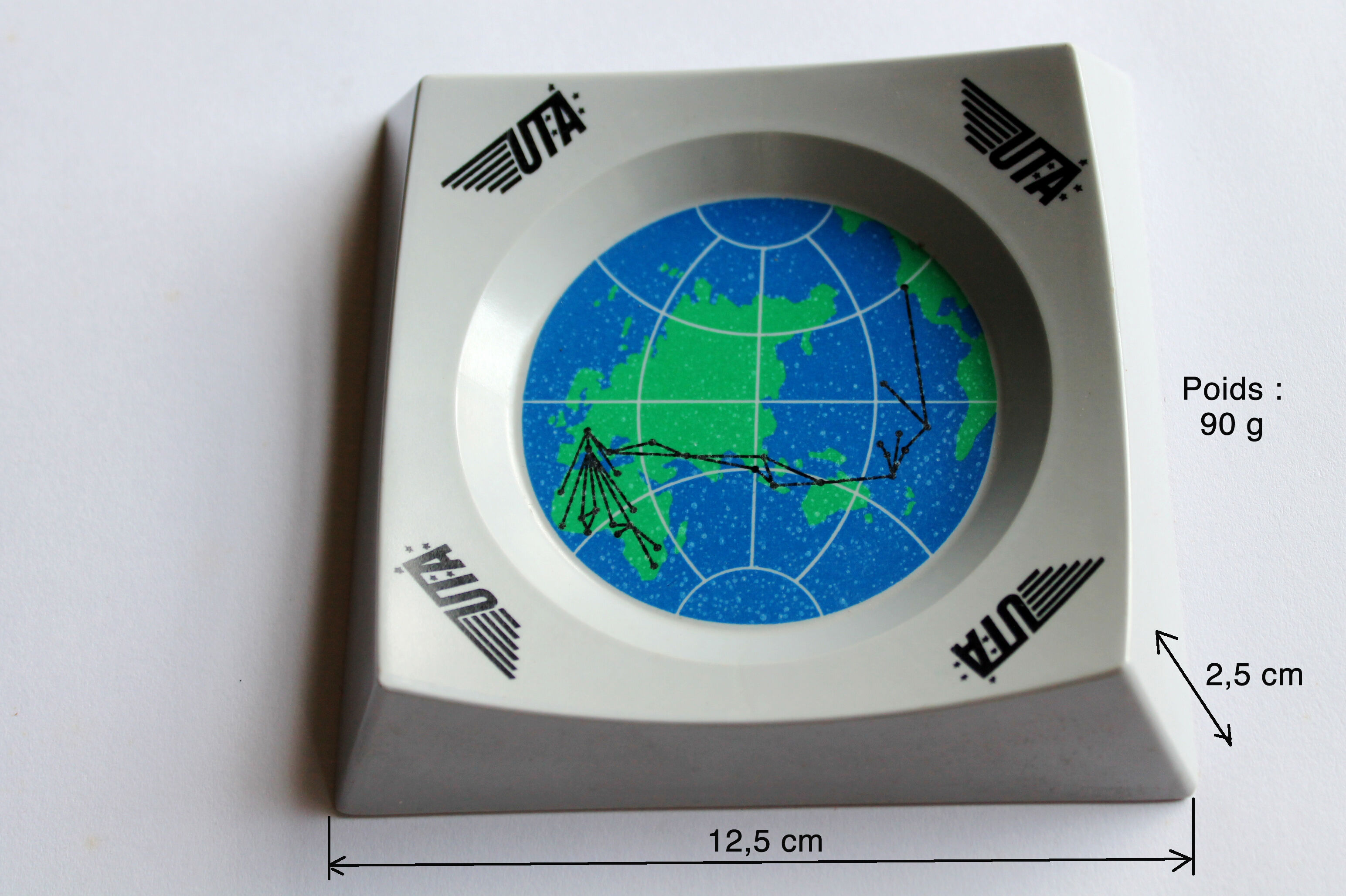 UTA advertising ashtray