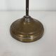 Vintage 1900 desk lamp in nickel-plated brass celadon - 52 cm