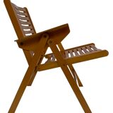 Vintage set of four Rex Plywood folding chairs by Niko Kralj design 1950