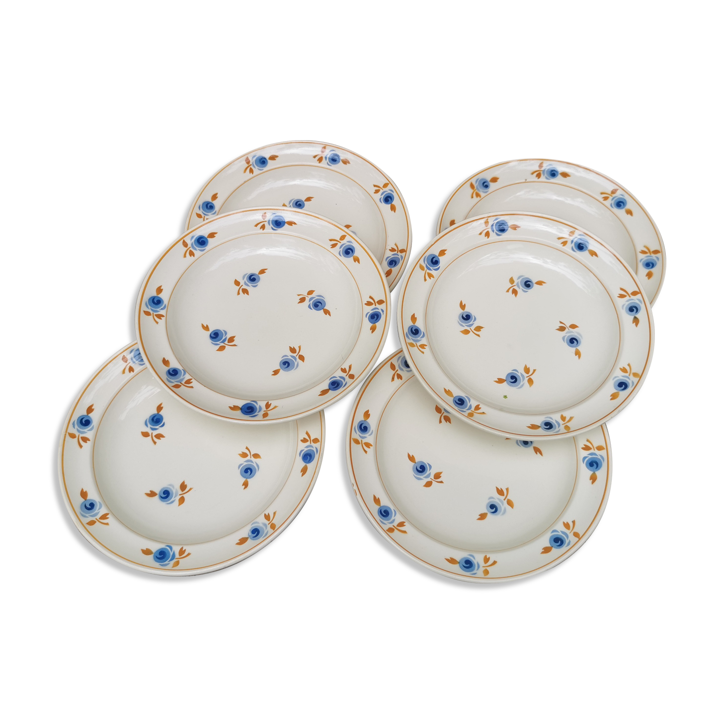 Assiettes plates Hamage Moulin des Loups
