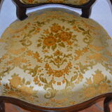 Fauteuil bergère en acajou style Louis Philippe