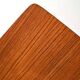 Scandinavian teak side table with magazine rack shelf, 1960s