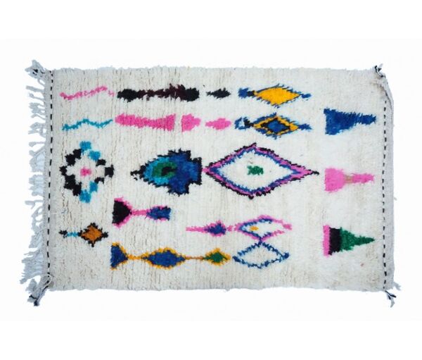 tapis Azilal - tapis berbère coloré fait-main au Maroc 150x95cm