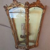 Superb bronze wall lamp lantern / working condition