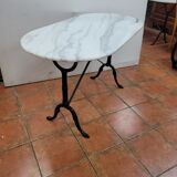 Bistro table with marble top