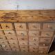 Trade cabinet with drawers