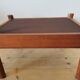 Pair of Dyrlund leather footrest 60s leather