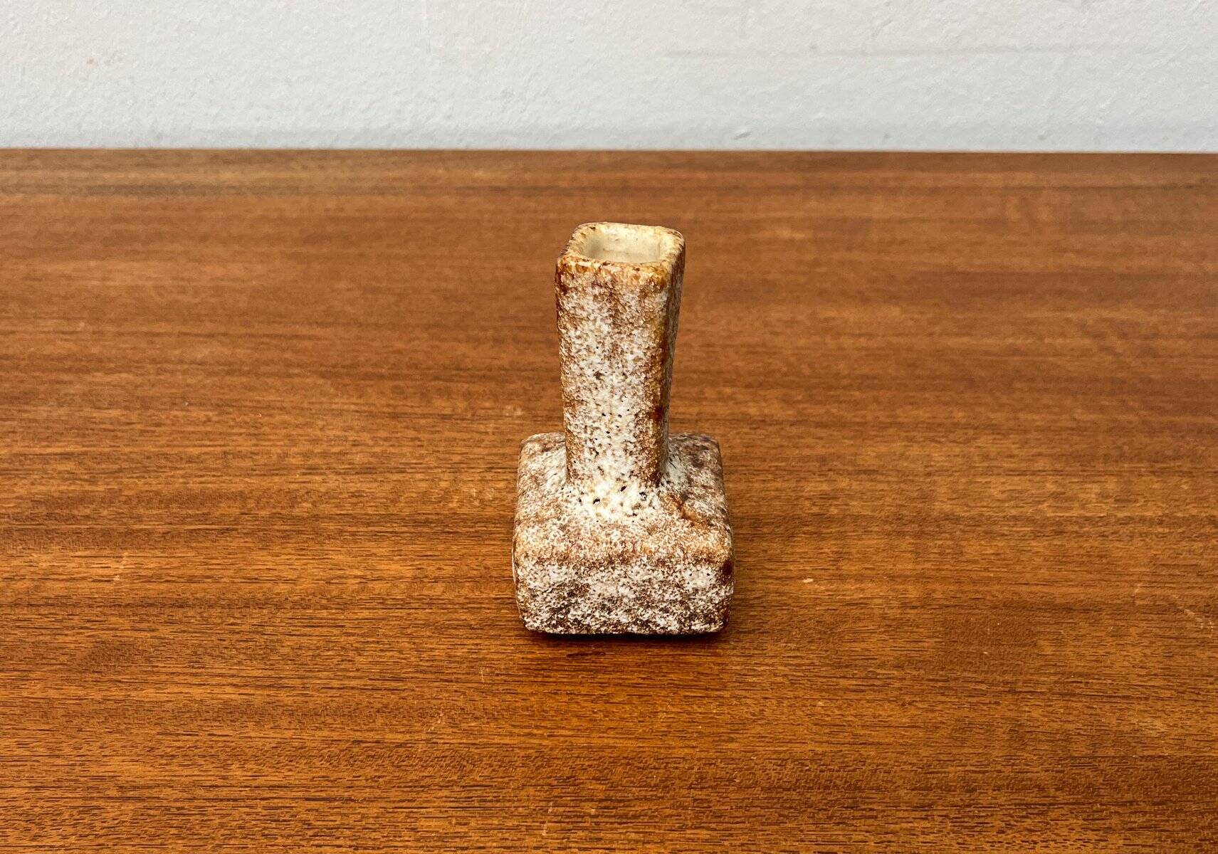 Brutalist Vase in West German Ceramic Mid-Century Style from the 1960s