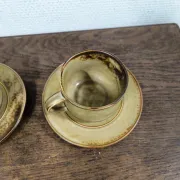 Set of 2 cups and saucers Langenthal