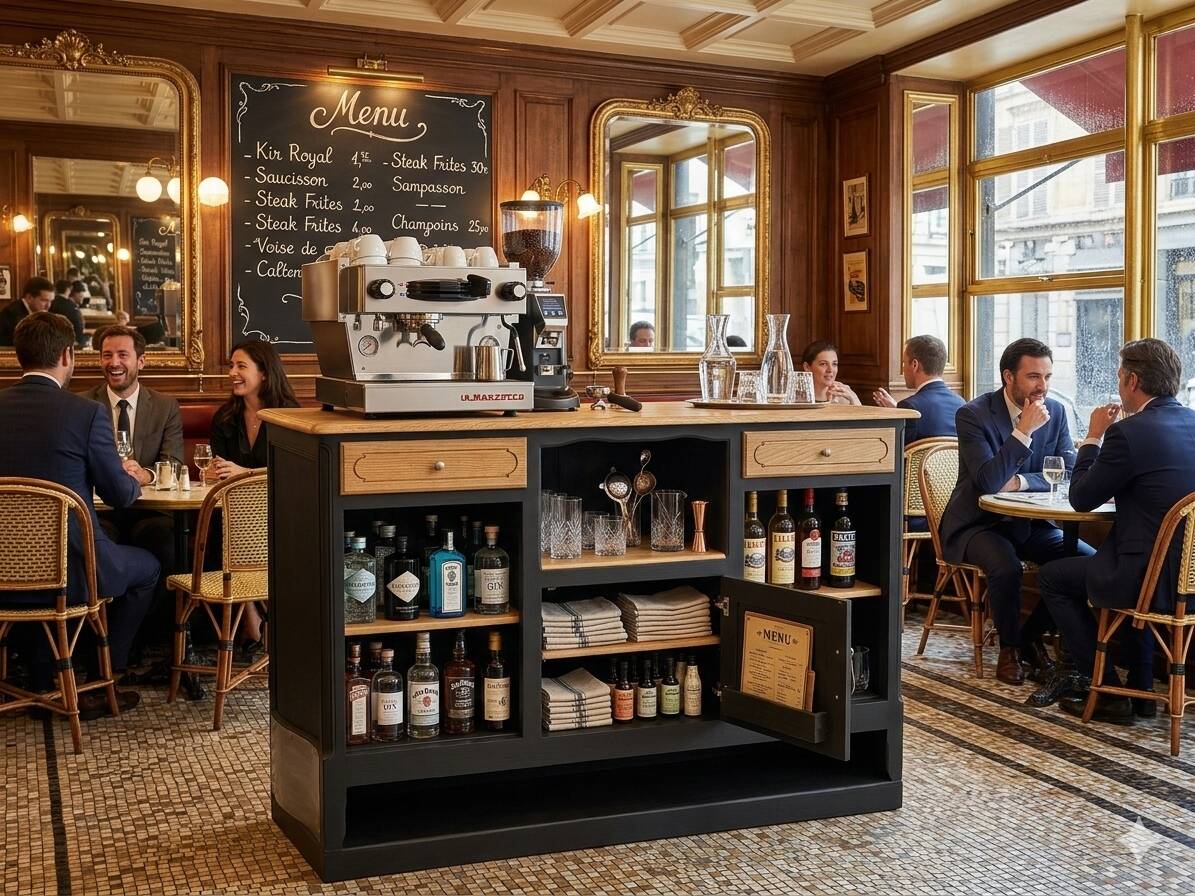Bar, counter