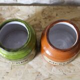 Pair of Mado Jolain ceramic pots