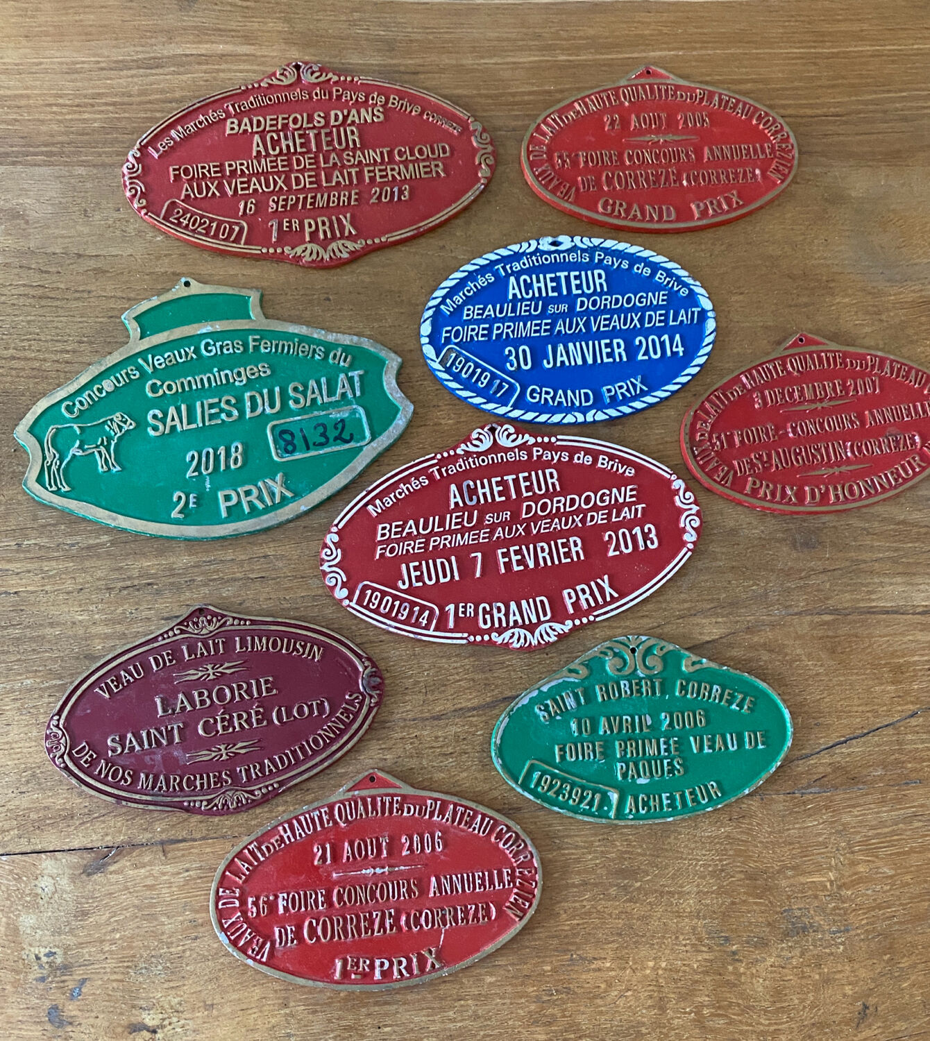 Green Agricultural Competition Plaque