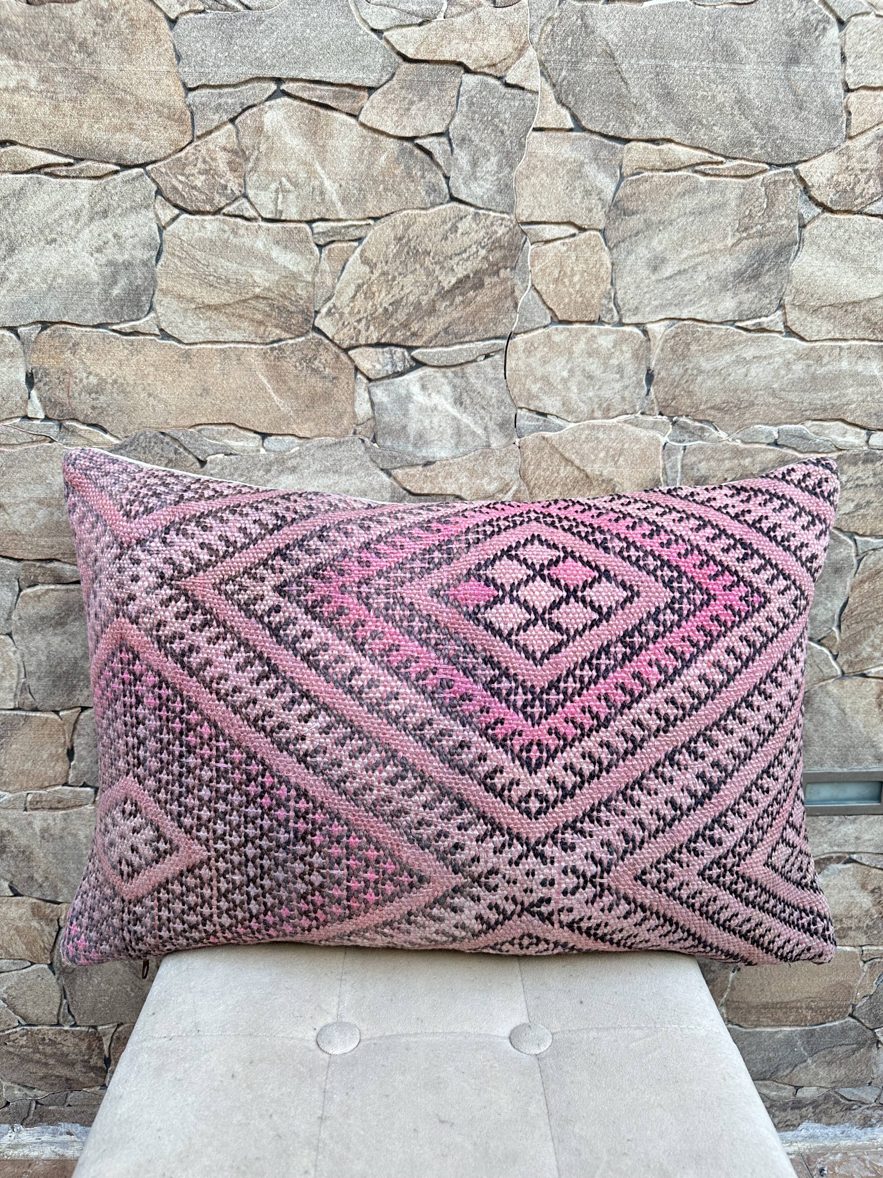 Housse de coussin marocain berbère vintage
