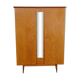Wooden cabinet, wardrobe, shelves, vintage, 60s