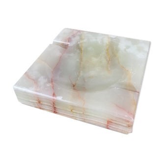 Square ashtray - onyx marble