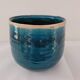 Artisanal cracked ceramic pot cover