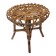 Ottoman stool in bamboo and rattan 1960