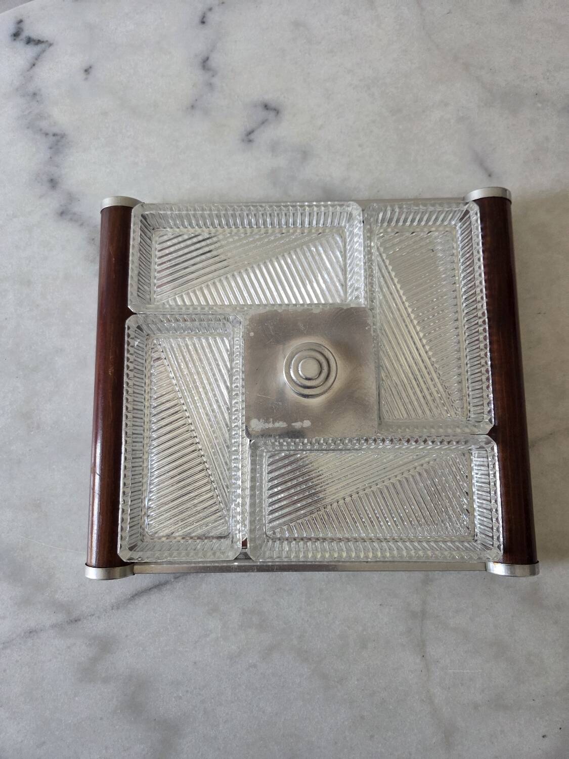 Art Deco mirror plateau