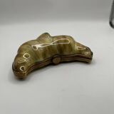 Porcelain box in the shape of a crescent