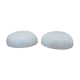 Pair of white opaline ceiling light 1970s