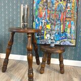 Pair of tripod stools