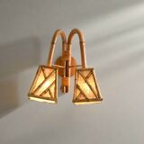 Double Bamboo Wall Sconce