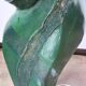 ‘Head’ sculpture lamp, glazed ceramic, vintage, Poland, 20th century