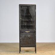 Cabinet de médecine en fer poli, années 1950